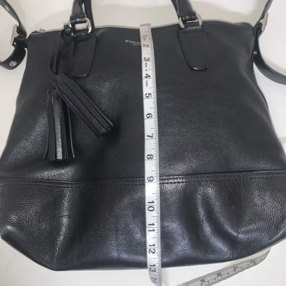 Coach Legacy Rory 19892 Black Quality Leather Satchel/Shoulder Bag Classic